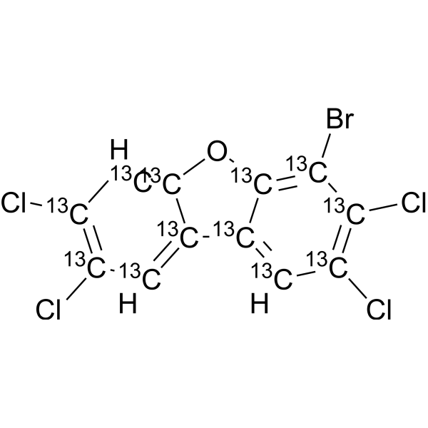 4-Bromo-2,3,7,8-tetrachlorodibenzofuran-13C12